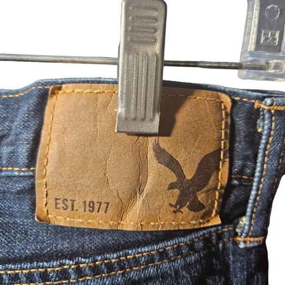 American Eagle Outfitters Mens Classic Straight Jeans 30/32 Blue Denim - Picture 6 of 6